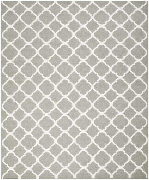 Safavieh Dhurries DHU627B Grey and Ivory