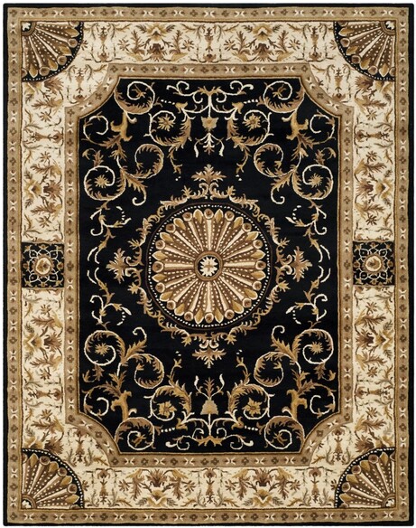 Safavieh Empire EM459D Black and Ivory