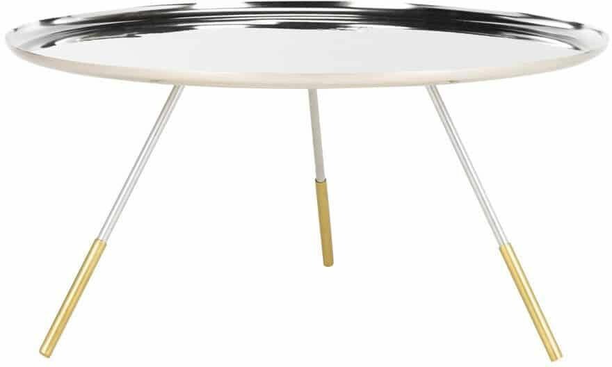 ORSON COFFEE TABLE W/ GOLD CAP