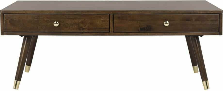 LEVINSON GOLD CAP COFFEE TABLE