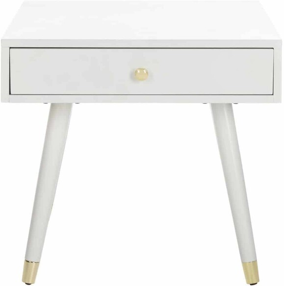 LEVINSON GOLD CAP END TABLE