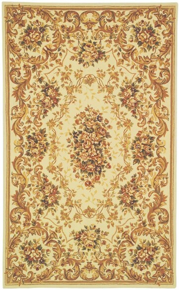 Safavieh French Tapis FT217B Ivory and Ivory