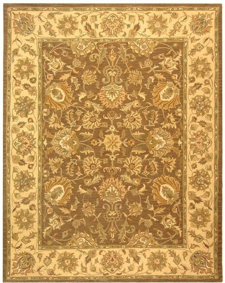 Safavieh Heritage HG343K Brown and Ivory