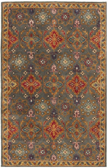 Safavieh Heritage HG415H Charcoal and Multi