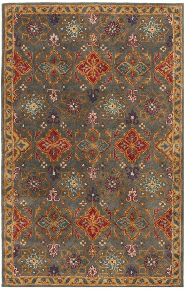 Safavieh Heritage HG415H Charcoal and Multi
