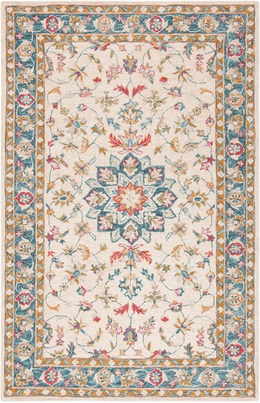 Safavieh Heritage HG565B Beige and Teal