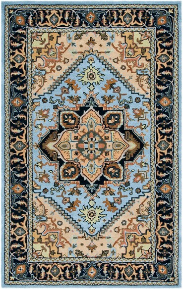 Safavieh Heritage HG625M Blue and Light Brown