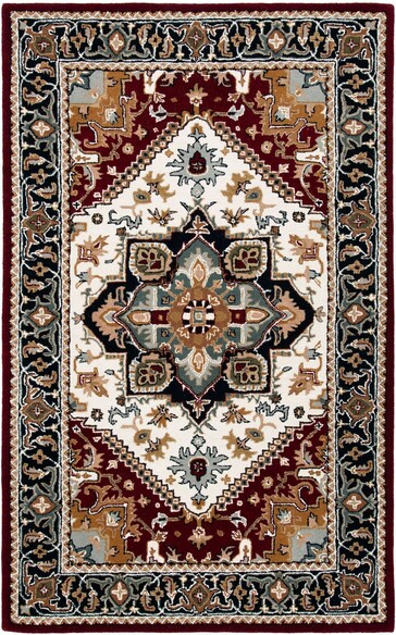 Safavieh Heritage HG625Q Ivory and Red