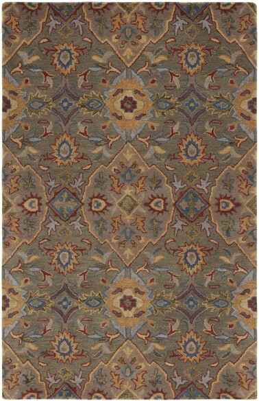 Safavieh Heritage HG653B Green and Yellow