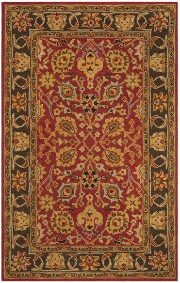 Safavieh Heritage HG745Q Red and Gold