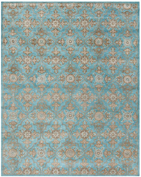 Safavieh Heritage HG870A Turquoise and Multi