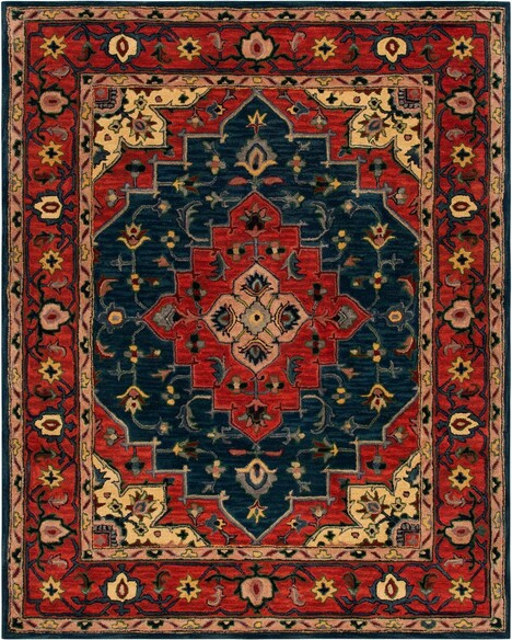 Safavieh Heritage HG923M Blue and Red