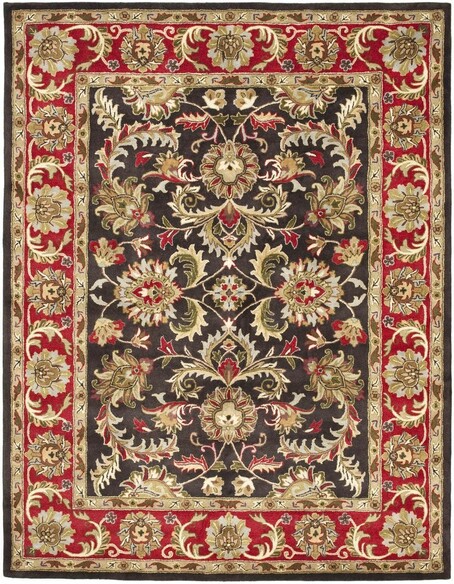 Safavieh Heritage HG951A Chocolate and Red