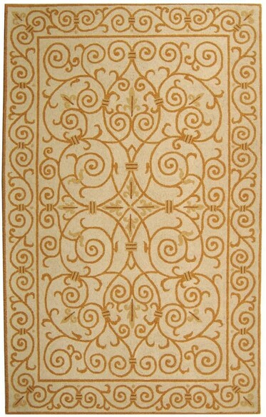 Safavieh Chelsea  HK11P Ivory and Gold