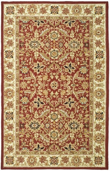 Safavieh Chelsea  HK157A Red and Ivory