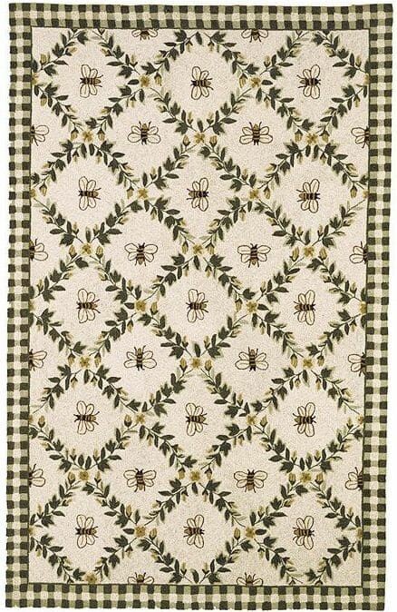 Safavieh Chelsea HK55A Ivory and Green