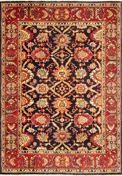 Safavieh Heriz HRZ103A Navy and Red