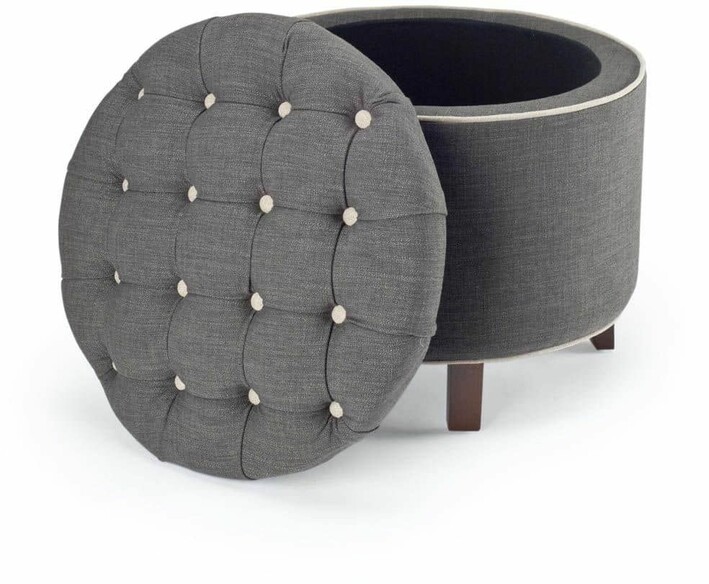 AMIELA TUFFTED OTTOMAN