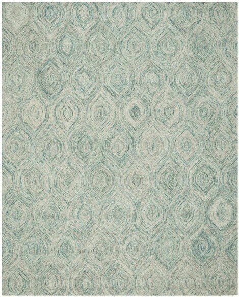 Safavieh Ikat IKT631A Ivory and Sea Blue