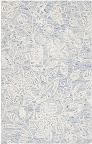 Safavieh Jardin JAR727M Blue and Ivory