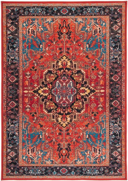 Safavieh Journey JNY107Q Red and Blue