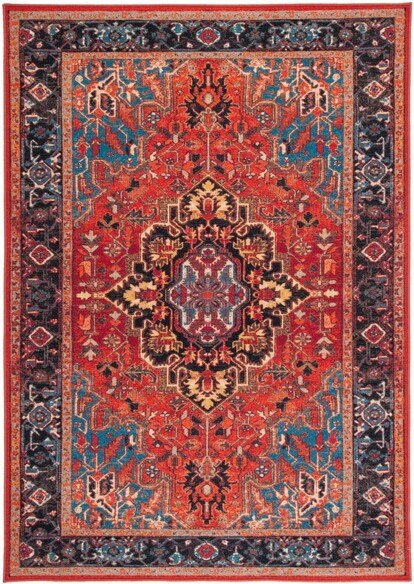 Safavieh Journey JNY107Q Red and Blue