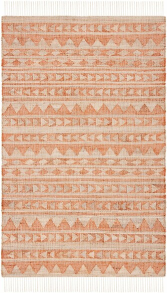 Safavieh Kilim KLM176P Natural and Rust