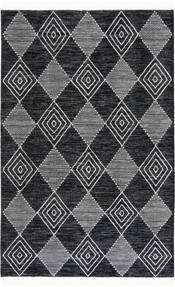 Safavieh Kilim KLM306Z Black and Ivory