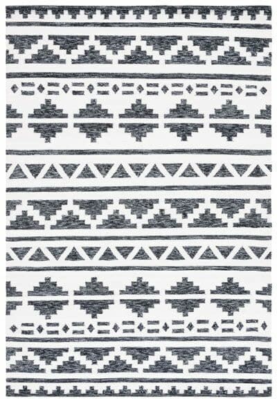Safavieh Kilim KLM447Z Black and Ivory