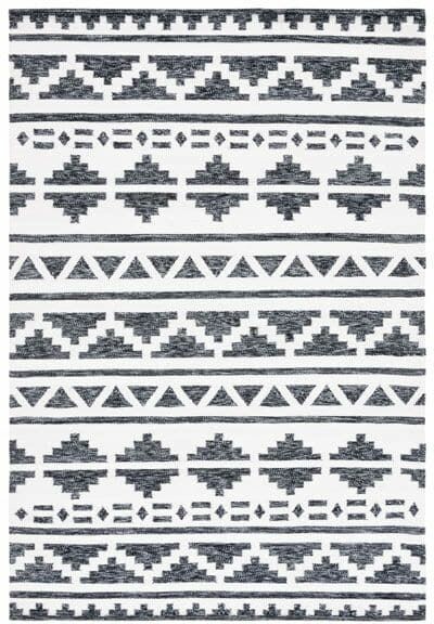 Safavieh Kilim KLM447Z Black and Ivory