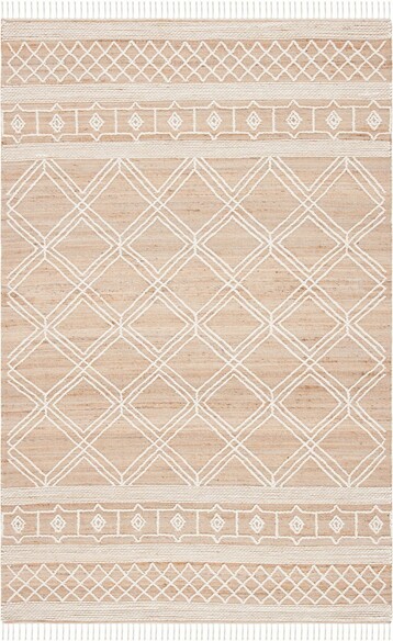 Safavieh Kilim KLM454A Natural and Ivory