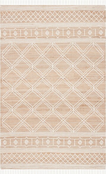 Safavieh Kilim KLM454A Natural and Ivory