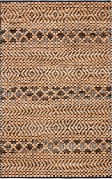 Safavieh Kilim KLM455A Natural and Black