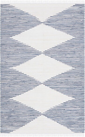 Safavieh Kilim KLM708N Navy and Ivory