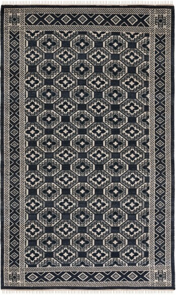 Safavieh Kilim KLM728Z Black and Ivory