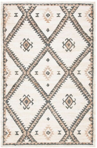 Safavieh Kilim KLM761A Ivory and Black