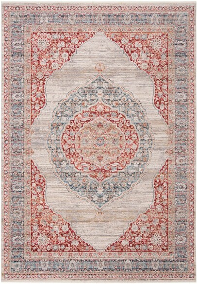 Safavieh Kenitra KRA678B Ivory and Red