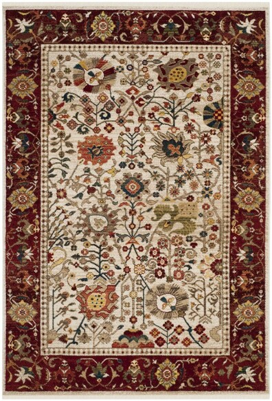 Safavieh Kashan KSN303D Ivory and Red