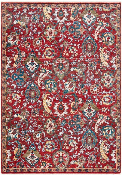 Safavieh Kashan KSN398P Rust and Ivory