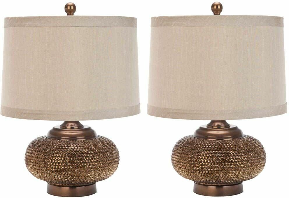 ALEXIS GOLD BEADED TABLE LAMP