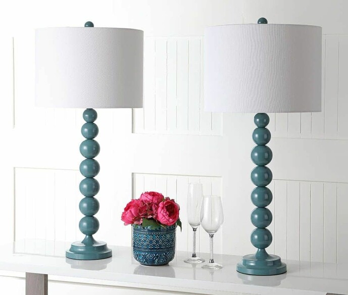 JENNA STACKED BALL TABLE LAMP