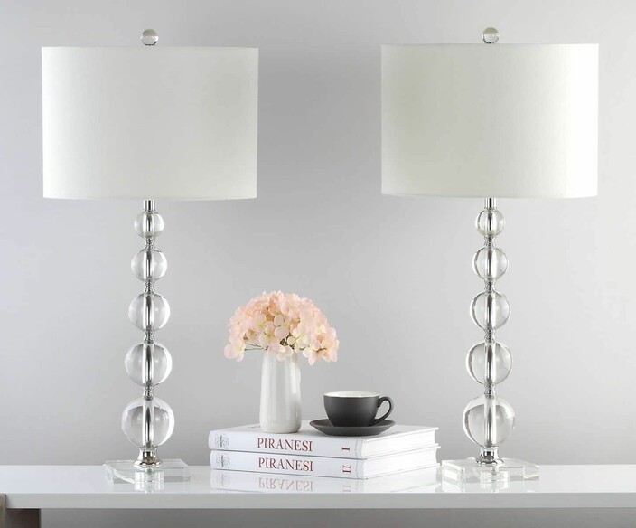 LIAM STACKED CRYSTAL BALL LAMP