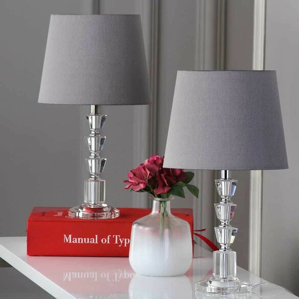 HARLOW TIERED CRYSTAL LAMP