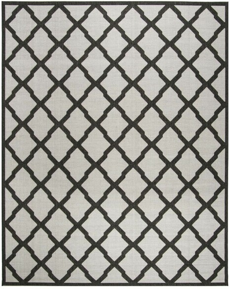 Safavieh Linden LND122A Light Grey and Charcoal