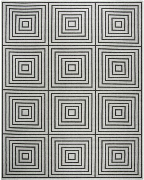 Safavieh Linden LND123A Light Grey and Charcoal