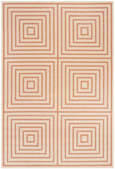 Safavieh Linden LND123R Cream and Rust