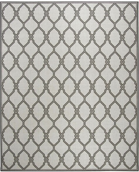 Safavieh Linden LND124A Light Grey and Charcoal