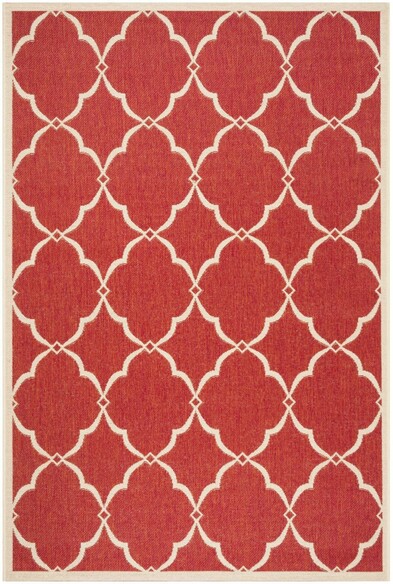 Safavieh Linden LND125Q Red and Creme