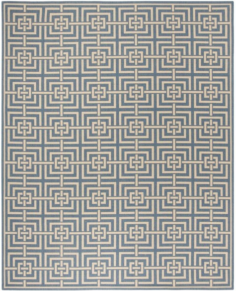 Safavieh Linden LND128M Blue and Creme