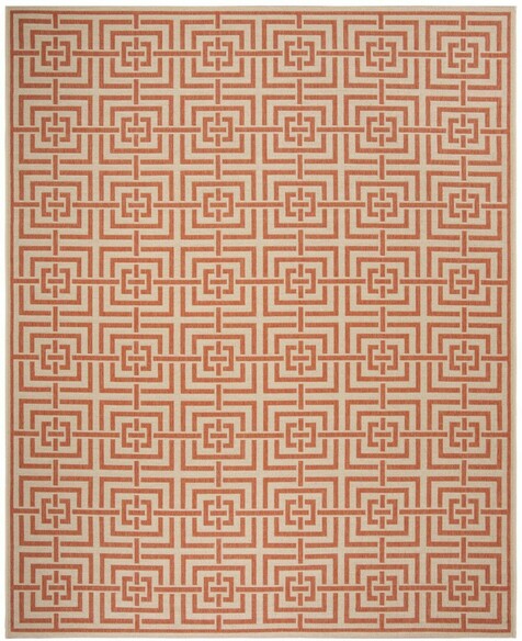 Safavieh Linden LND128R Cream and Rust
